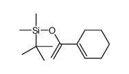 tert-butyl-[1-(cyclohexen-1-yl)ethenoxy]-dimethylsilane结构式