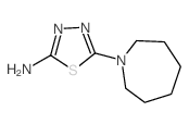 5-Azepan-1-yl-1,3,4-thiadiazol-2-amine结构式