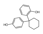 1-(2-hydroxyphenyl)-1-(4-hydroxyphenyl)cyclohexane结构式