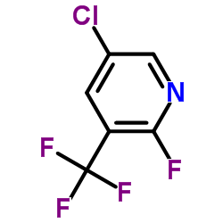 5-Chloro-2-fluoro-3-(trifluoromethyl)pyridine Structure