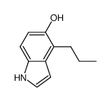 1H-Indol-5-ol,4-propyl-(9CI)结构式