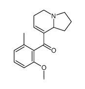 (1,2,3,5,6,8a-hexahydro-indolizin-8-yl)-(2-methoxy-6-methyl-phenyl)-methanone Structure