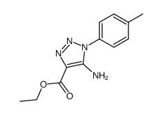 ethyl 5-amino-1-p-tolyl-1H-1,2,3-triazole-4-carboxylate Structure