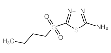 5-(BUTYLSULFONYL)-1,3,4-THIADIAZOL-2-AMINE Structure