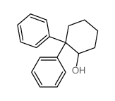 2,2-diphenylcyclohexan-1-ol结构式