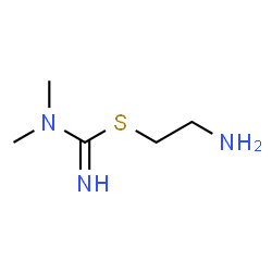 Carbamimidothioic acid, N,N-dimethyl-, 2-aminoethyl ester (9CI) structure