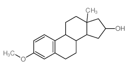 Estra-1,3,5(10)-trien-16-ol,3-methoxy-, (16a)- (9CI)结构式