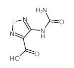 1,2,5-Thiadiazole-3-carboxylicacid, 4-[(aminocarbonyl)amino]- structure