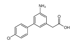 5-Amino-4'-chloro-3-biphenylacetic acid Structure