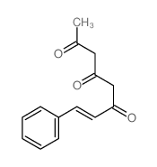 7-Octene-2,4,6-trione,8-phenyl- Structure