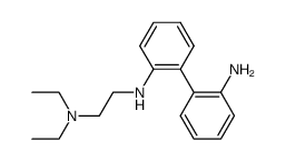 2-amino-2'-[N-[(diethylamino)ethyl]amino]biphenyl结构式