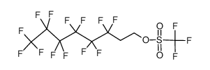 3,3,4,4,5,5,6,6,7,7,8,8,8-tridecafluorooctyl trifluoromethanesulfonate结构式
