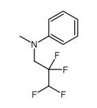 N-methyl-N-(2,2,3,3-tetrafluoropropyl)aniline Structure