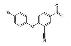 2-(4-Bromophenoxy)-5-nitrobenzonitrile Structure