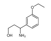 Benzenepropanol, gamma-amino-3-ethoxy- (9CI)结构式