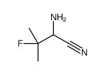 2-amino-3-fluoro-3-methylbutanenitrile Structure