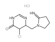 5-chloro-6-((2-iminopyrrolidin-1-yl)methyl)-5,6-dihydropyrimidin-4(3h)-one hydrochloride picture