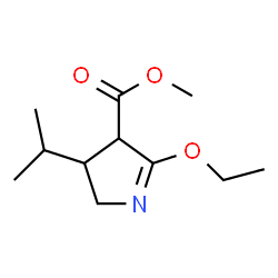 2H-Pyrrole-4-carboxylicacid,5-ethoxy-3,4-dihydro-3-(1-methylethyl)-,methylester(9CI) Structure