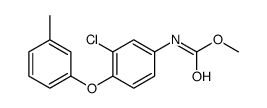 methyl N-[3-chloro-4-(3-methylphenoxy)phenyl]carbamate Structure