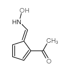 Ethanone, 1-[5-[(hydroxyamino)methylene]-1,3-cyclopentadien-1-yl]-, (E)- (9CI) Structure