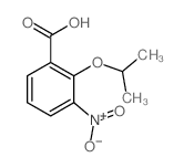 Benzoic acid,2-(1-methylethoxy)-3-nitro- Structure