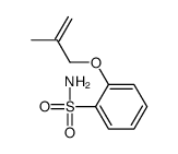 2-(2-methylprop-2-enoxy)benzenesulfonamide结构式