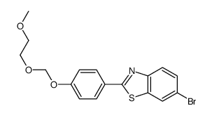 6-bromo-2-[4-(2-methoxyethoxymethoxy)phenyl]-1,3-benzothiazole Structure