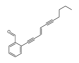 2-dec-3-en-1,5-diynylbenzaldehyde结构式