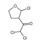 2-Chlor-3-dichloracetyl-tetrahydrofuran结构式