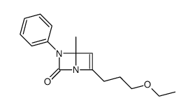 6-(3-ethoxypropyl)-4-methyl-3-phenyl-1,3-diazabicyclo[2.2.0]hex-5-en-2-one Structure