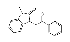 1-methyl-3-phenacyl-3H-indol-2-one Structure