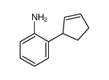 2-cyclopent-2-en-1-ylaniline Structure