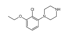 Piperazine, 1-(2-chloro-3-ethoxyphenyl)- Structure