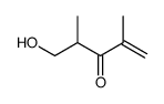 5-hydroxy-2,4-dimethylpent-1-en-3-one Structure