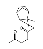 1-(3,3-dimethylbicyclo[2.2.1]hept-2-yl)hexane-2,5-dione结构式