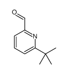 2-Pyridinecarboxaldehyde, 6-(1,1-dimethylethyl) Structure