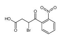3-bromo-4-(2-nitro-phenyl)-4-oxo-butyric acid Structure