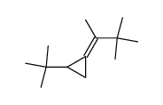 (E)-1-tert-butyl-2-(2,3-dimethyl-2-butylidene)cyclopropane结构式