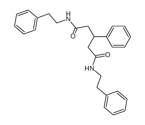 3-phenyl-glutaric acid bis-phenethylamide结构式