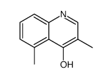 3,5-dimethyl-quinolin-4-ol结构式