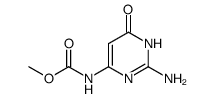methyl 2-amino-1,6-dihydro-6-oxo-4-pyrimidinecarbamate结构式