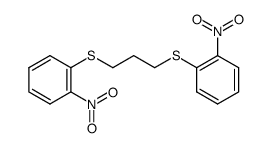 1,3-bis(2-nitrophenylthio)propane Structure