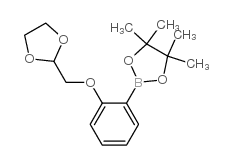 2-[2-([1,3]DIOXOLAN-2-YLMETHOXY)-PHENYL]-4,4,5,5-TETRAMETHYL-[1,3,2]DIOXABOROLANE Structure