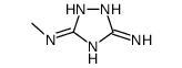 3-N-methyl-1H-1,2,4-triazole-3,5-diamine结构式