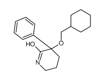 3-(cyclohexylmethoxy)-3-phenylpiperidin-2-one Structure