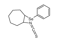 (1R,2R)-1-isothiocyanato-2-phenylselanylcycloheptane结构式