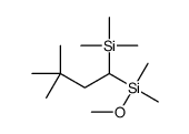 (3,3-dimethyl-1-trimethylsilylbutyl)-methoxy-dimethylsilane结构式