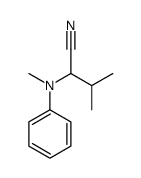 3-methyl-2-(N-methylanilino)butanenitrile Structure