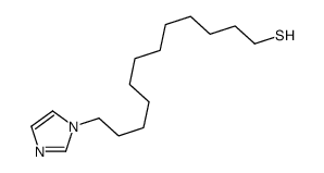 12-imidazol-1-yldodecane-1-thiol Structure