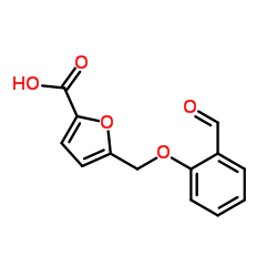 5-[(2-Formylphenoxy)methyl]-2-furoic acid结构式